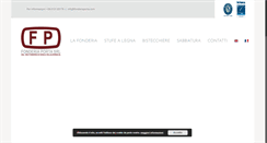 Desktop Screenshot of fonderiaporta.com